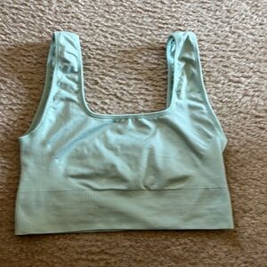 Sweaty Betty Halle Berry cilantro green sports bra